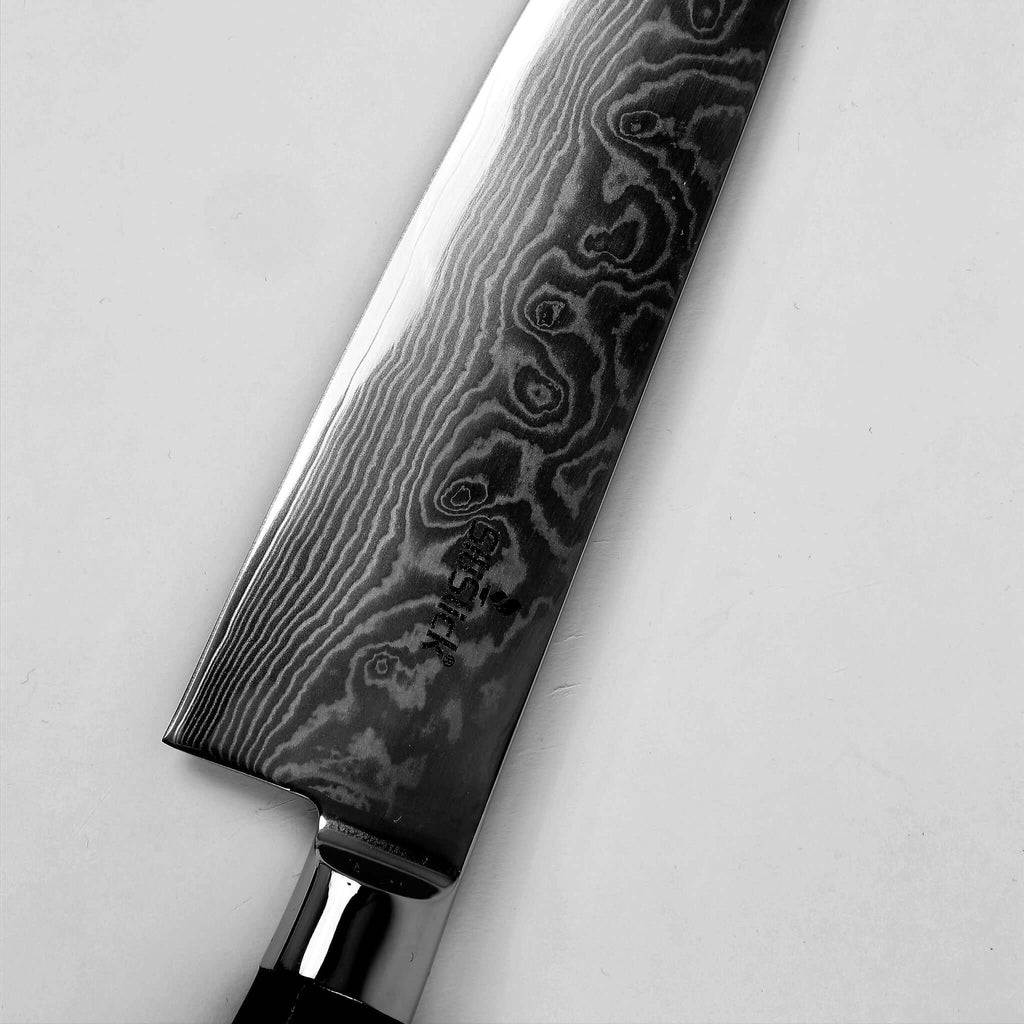 Damascus VG10 Chef Knife | 67-Layer Hammered Blade | Pakkawood Handle | 62+ Rockwell | Lifetime Guarantee | SiliSlick®