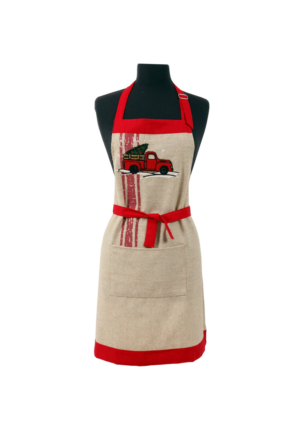 ML17131 Christmas Truck Adult And Kid Apron 30x26