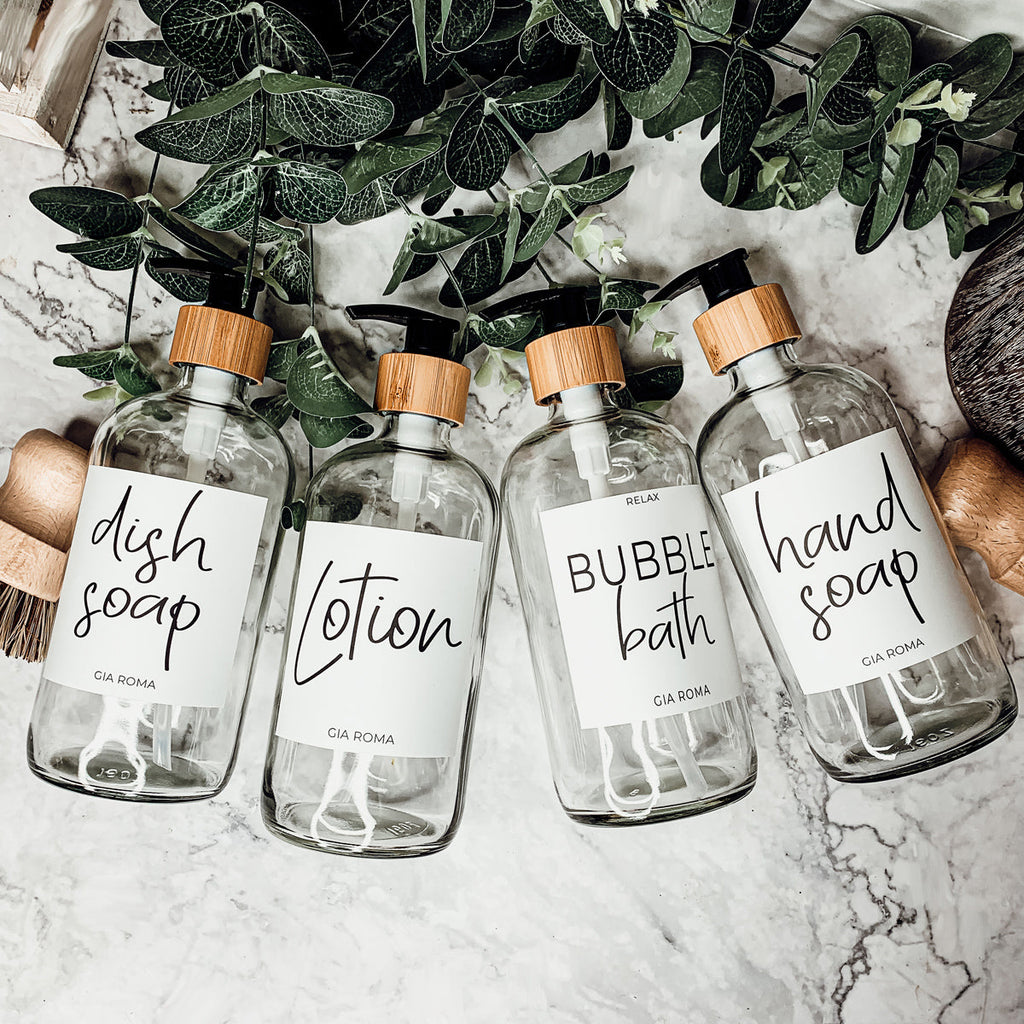 16oz Glass Clear | White Label