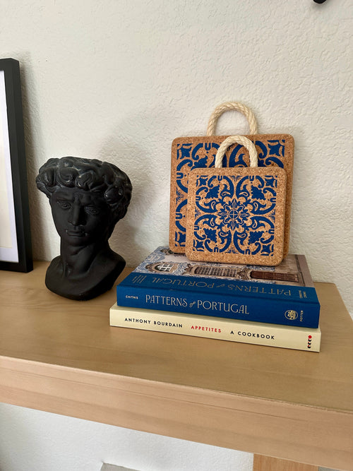 Azulejo Tile Cork Hot Pad Trivet | Handmade in Portugal | Small & Large | Tiradia Cork