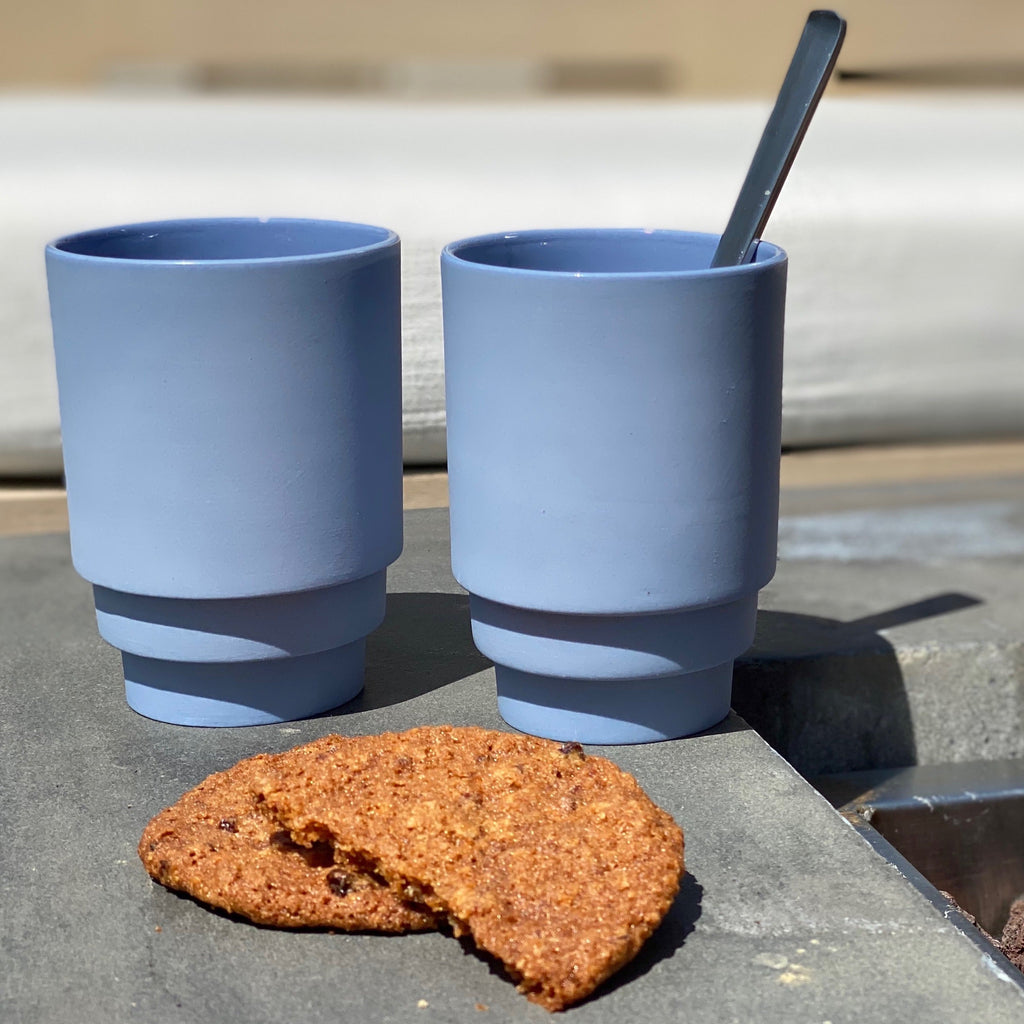 Matte Ceramic Stackable Mug | Set of 2 | 4 Colors | PUIK