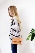 Rosa Moroccan Leather Crossbody Clutch