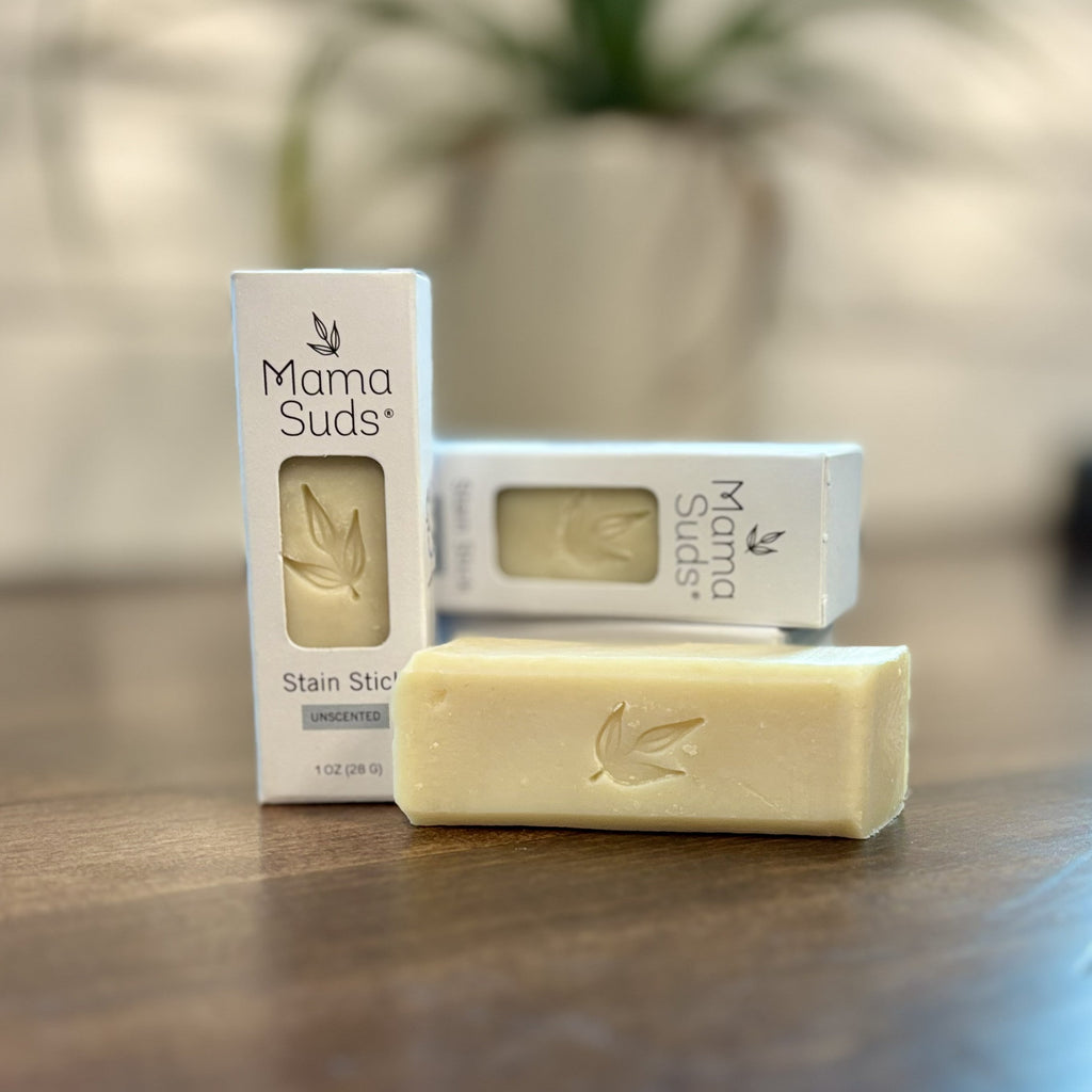 MamaSuds Laundry Stain Stick | Pure Olive Oil | Single Ingredient | Non-Toxic | Vegan | Palm & SLS Free