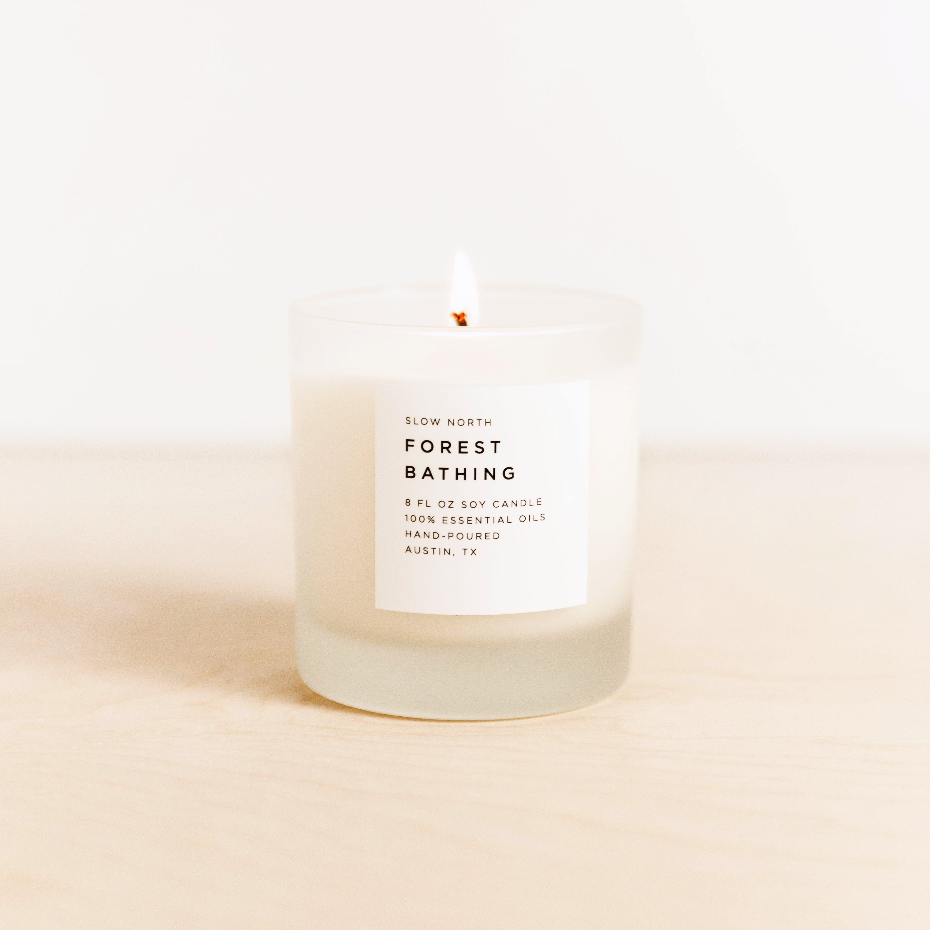 Calm + Grounded Trio | Signature Candle Bundle | Crafted in Austin, Texas | Frosted Glass | Slow North