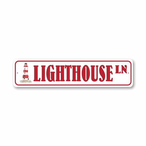 Lighthouse Street Sign