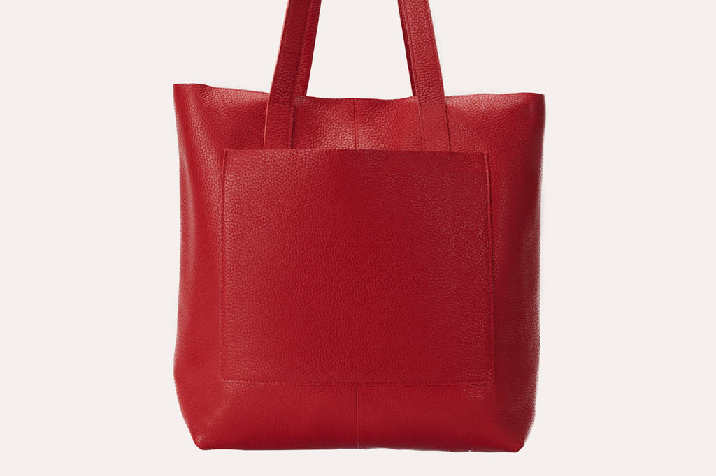 The Bible Study Tote - Pebble Leather