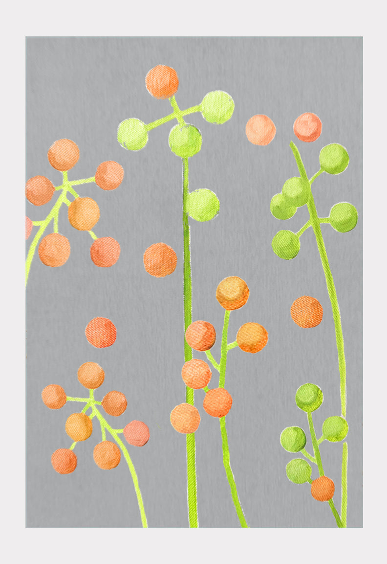Art Print: Brunia on Grey | Signed Oil Painting Print