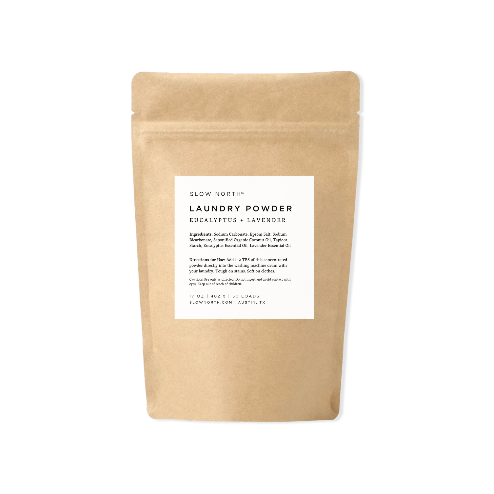 Eucalyptus + Lavender All-Natural Laundry Powder | 50 Loads | 17oz