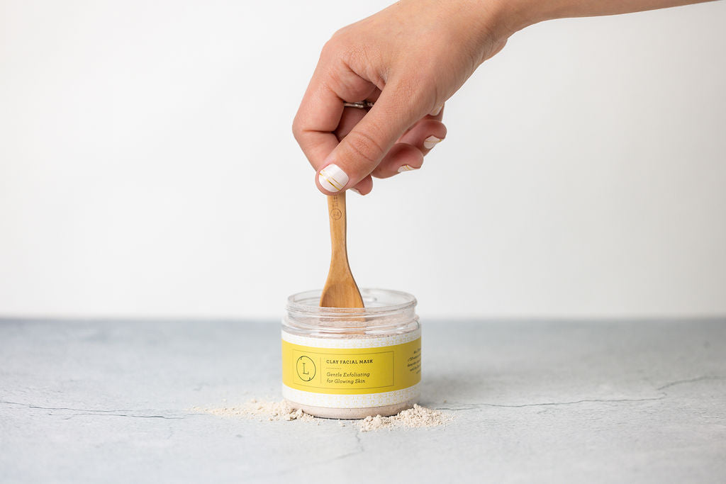 Natural Clay Facial Mask | Exfoliating & Glowing Skin Mask