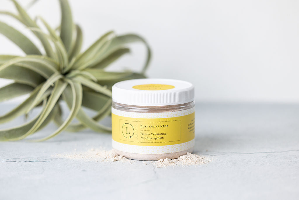 Natural Clay Facial Mask | Exfoliating & Glowing Skin Mask