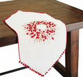Holiday Berry Wreath Table Runner