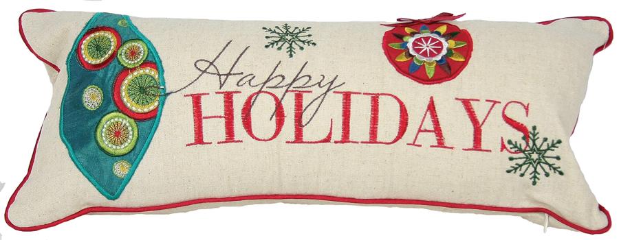 Happy Holidays Pillows