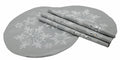 Glistening Snow Placemats | Set of 4