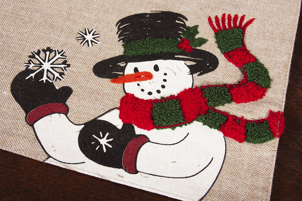 Joyful Snowman Placemats | Set of 4