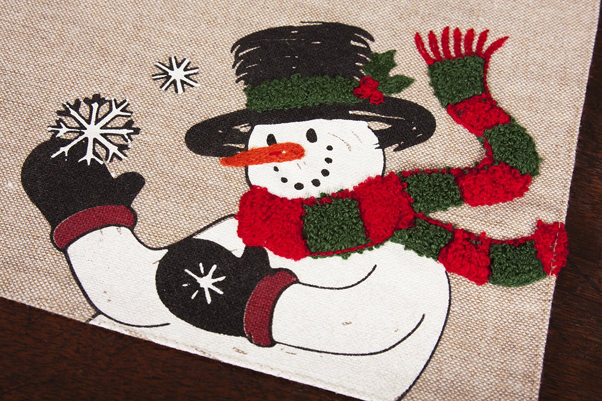 Joyful Snowman Placemats | Set of 4