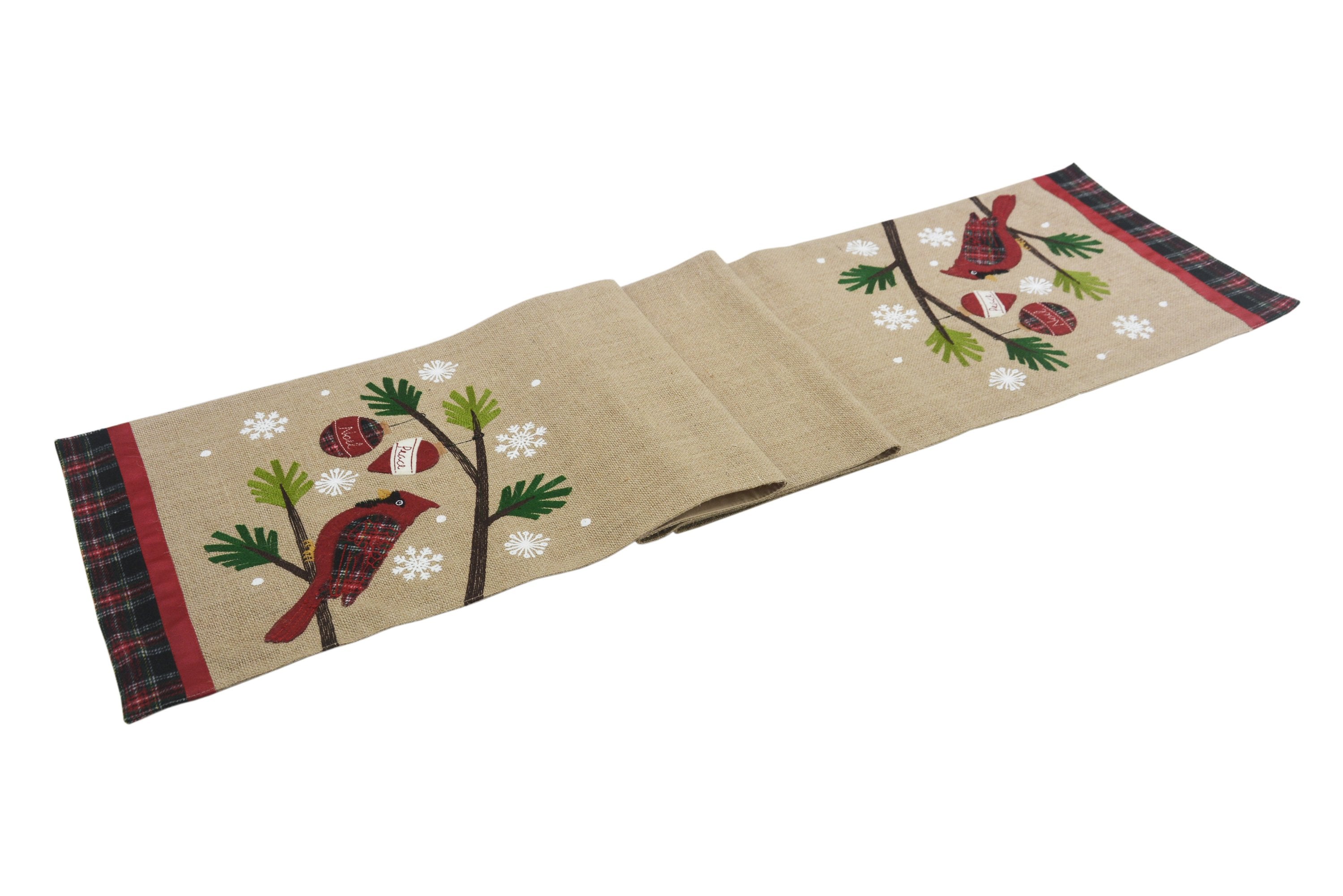 ML18926 Noel Peace Joy Table Runner 13.5x36