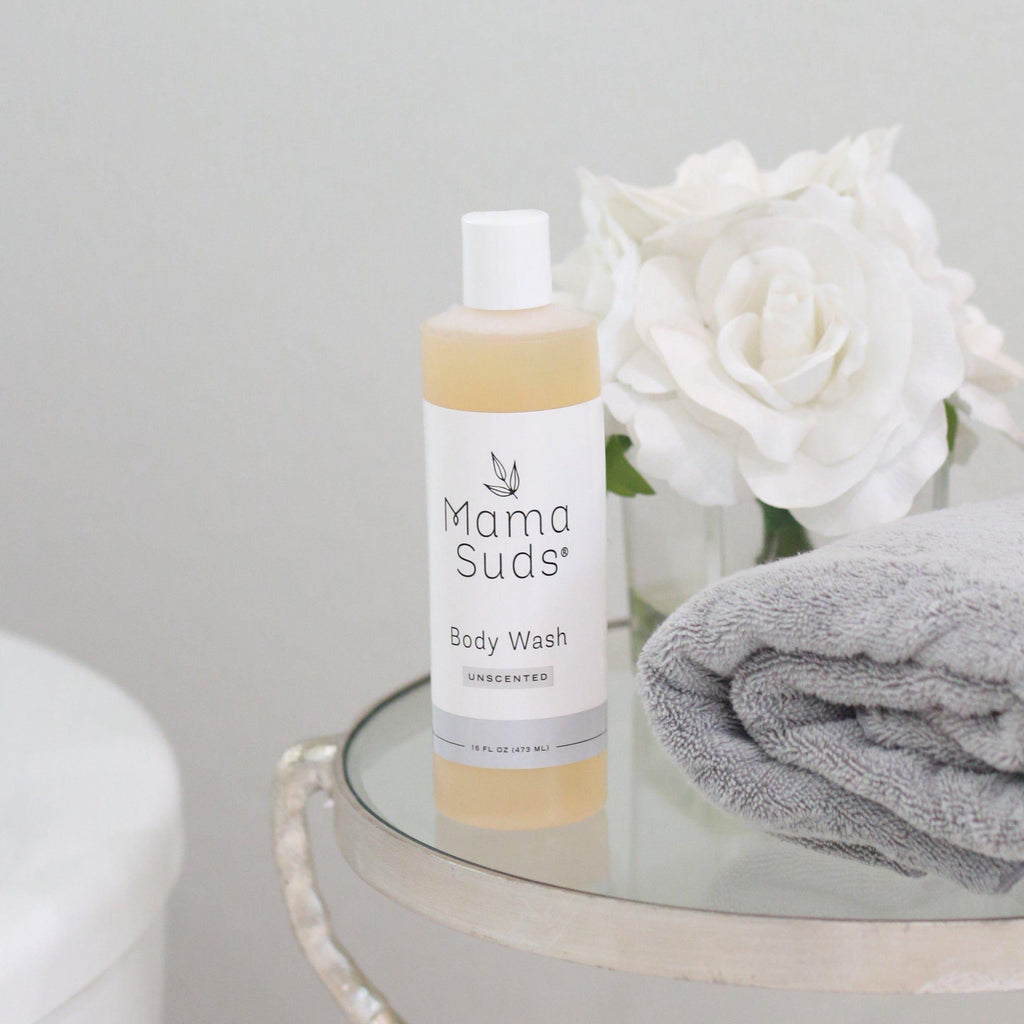 Body Wash | Pure Castile Soap | No Residue | No Synthetics | Lemon | Lavender | Unscented | Sensitive Skin Safe | MamaSuds