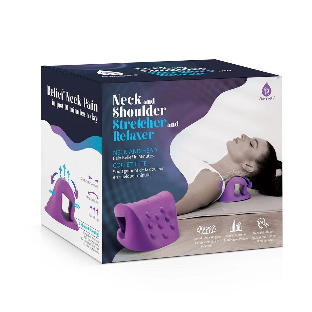 Pursonic Neck & Shoulder Stretcher for Posture & Pain Relief