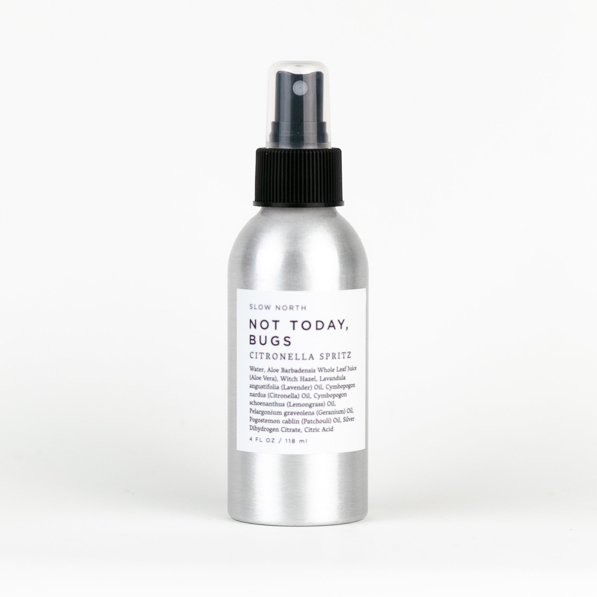 Not Today, Bugs | Natural Bug Repellent Spray | Essential Oils & Aloe Vera | 4 fl oz | Slow North