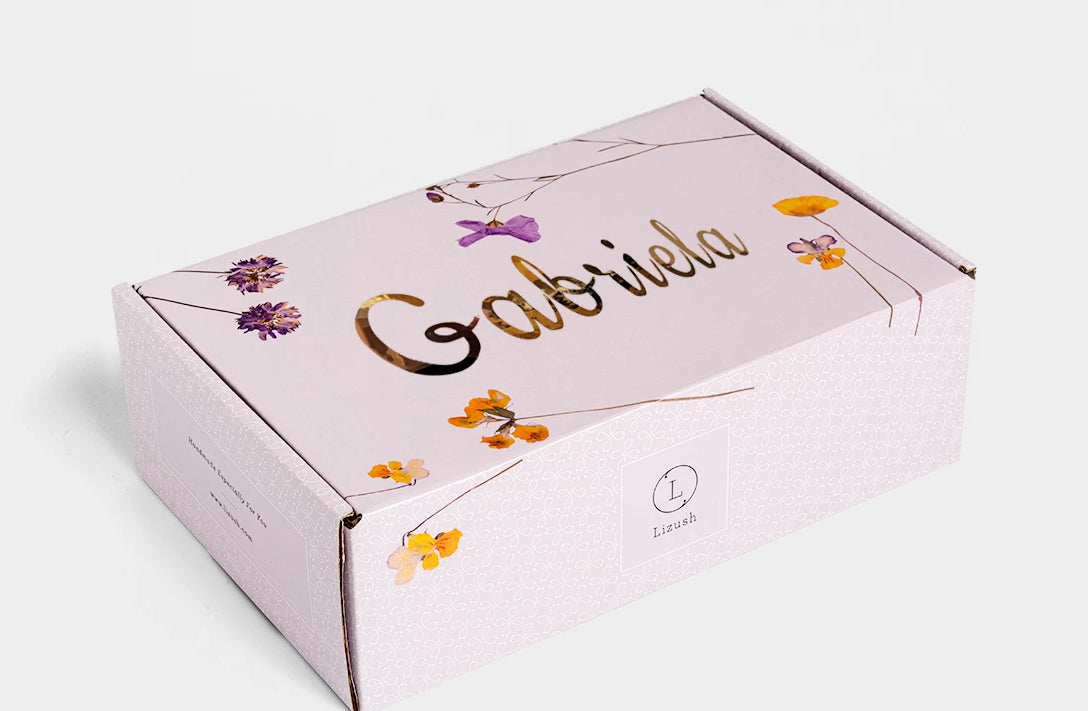 Bridal Shower & Bridesmaid Spa Gift Box | Champagne Cup, Candle, Cosmetic Bag & More | Personalized | Lizush