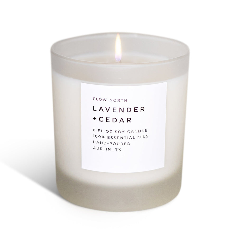 Calm + Grounded Trio | Signature Candle Bundle | Crafted in Austin, Texas | Frosted Glass | Slow North