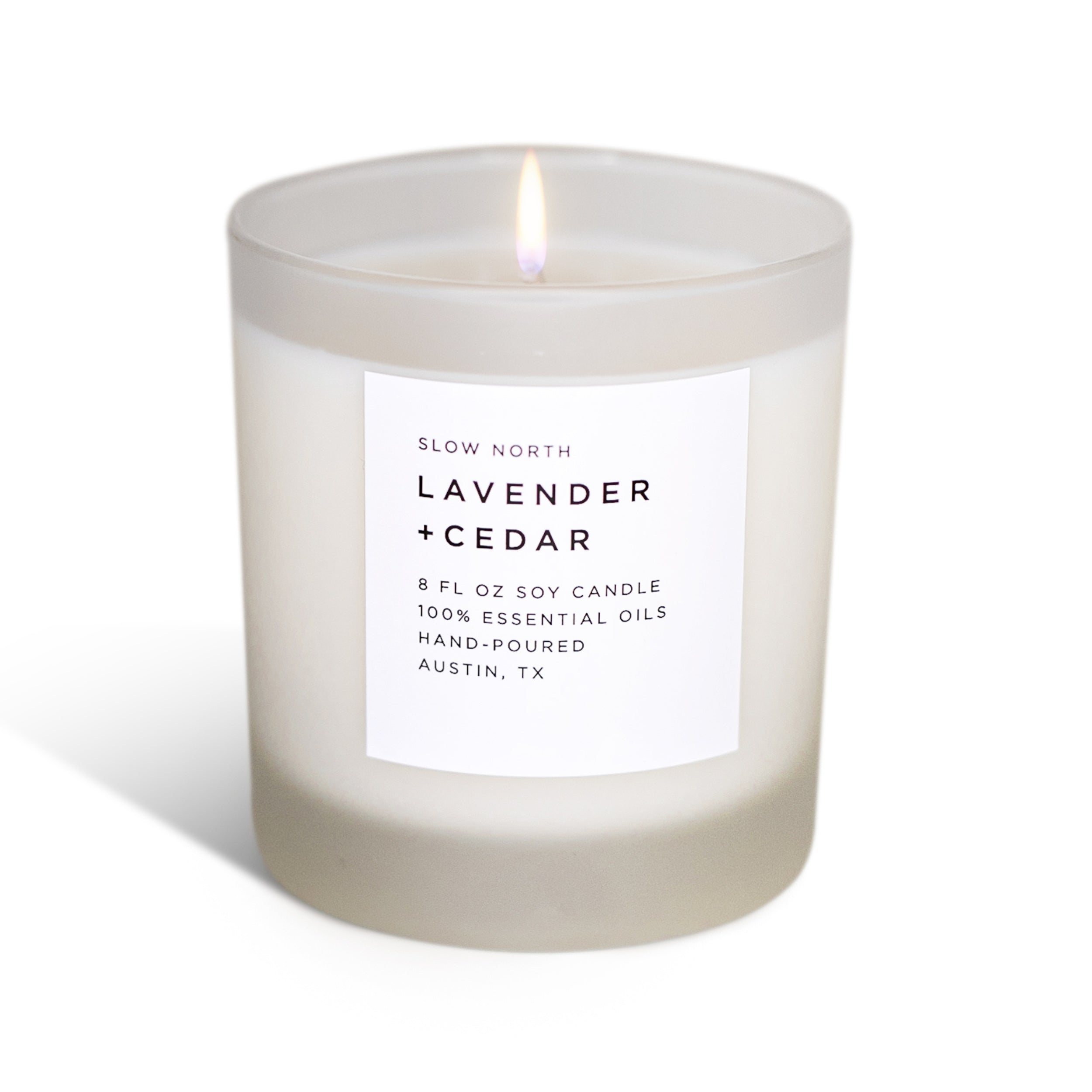 Calm + Grounded Trio | Signature Candle Bundle | Crafted in Austin, Texas | Frosted Glass | Slow North