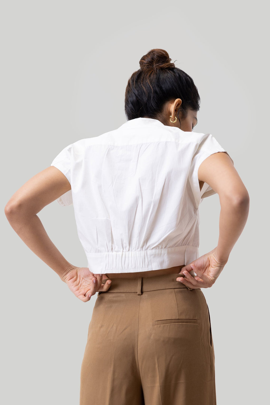 Summer Breeze Oversized Shirt in Off-White | 100% Organic Cotton