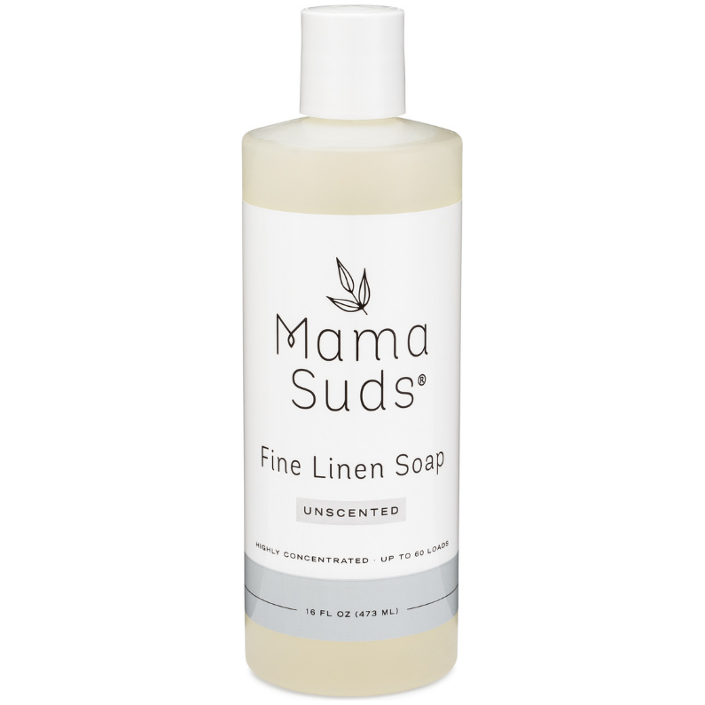 Fine Linen Soap | Olive Oil Castile | Cold-Water Active | Concentrated | Cruelty-Free | Vegan | MamaSuds