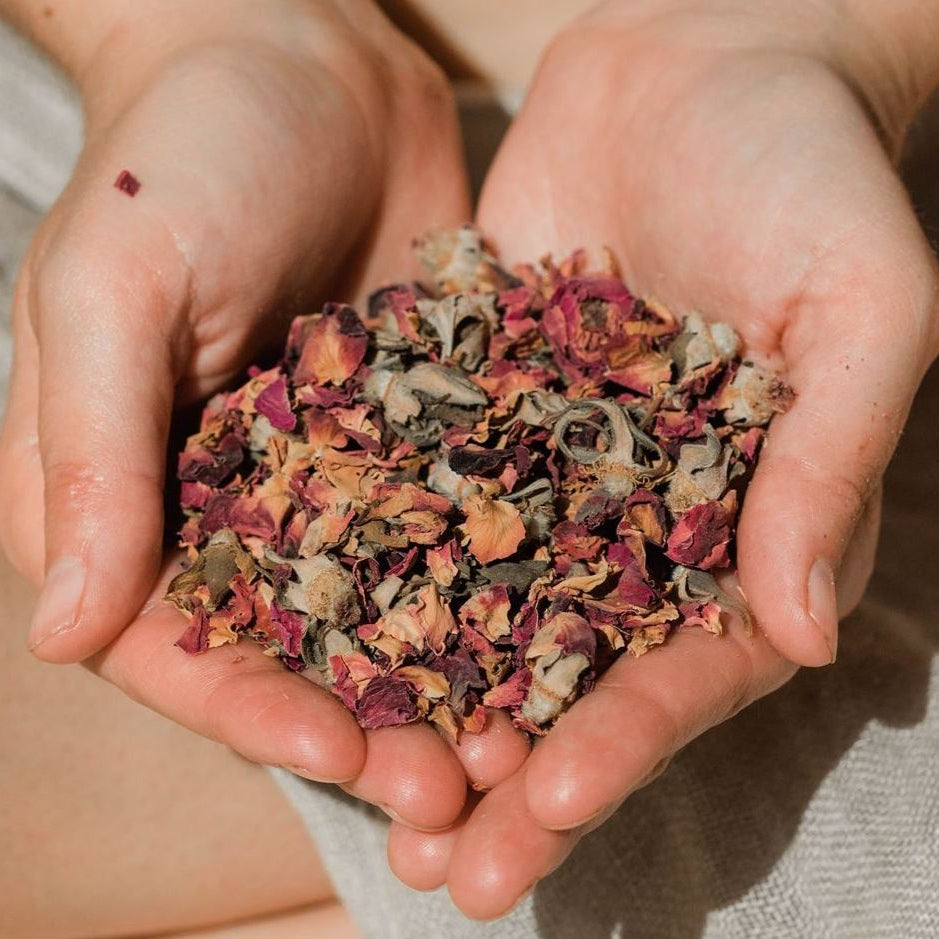 Organic Egyptian Rose Petals | Certified Organic | Rose Tea, Lattes & Bath Rituals | PAAVANI