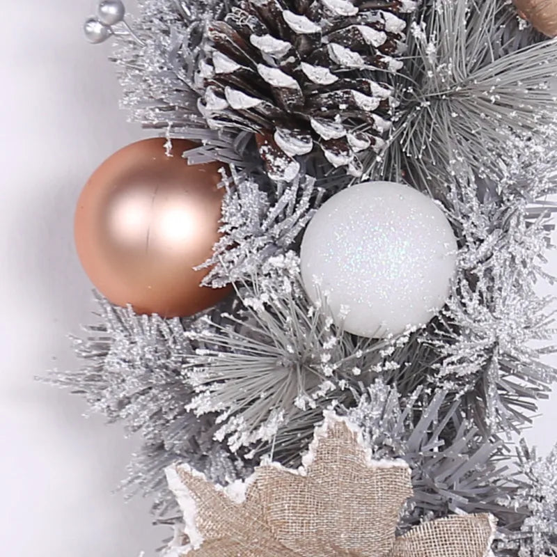 Pine Cone Christmas Wreath Home Decoration