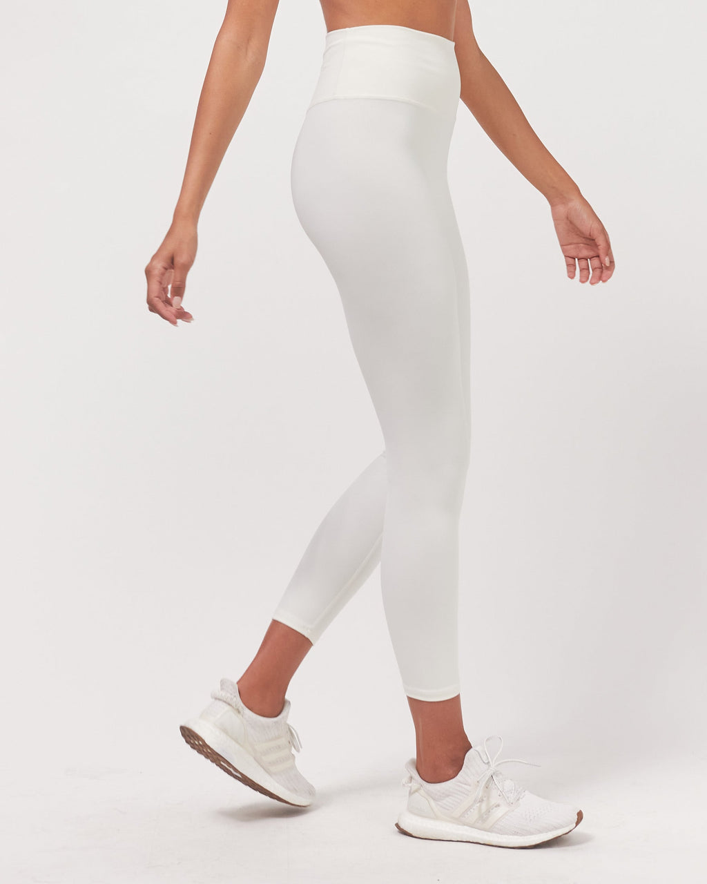 Feathersoft High-Waist Leggings 25" | Nylon-Spandex | Space Navy, Black, Smoke, Lilac & Off White
