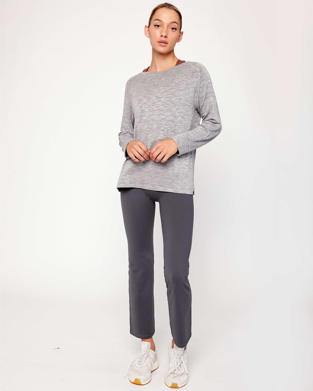 Viscose & Spandex Long Sleeve Top