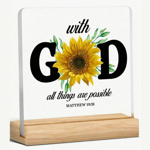 Christian Gift Bible With God All Things Are Possible