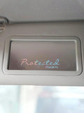 Bible Verse Mirror Sticker – "Psalm 91: Under Protection" Christian