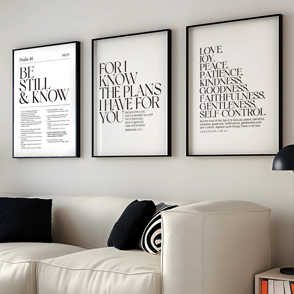 Christian Bible Verse Wall Art Print Canvas Painting Poster Picture