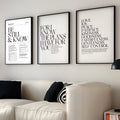 Christian Bible Verse Wall Art Print Canvas Painting Poster Picture