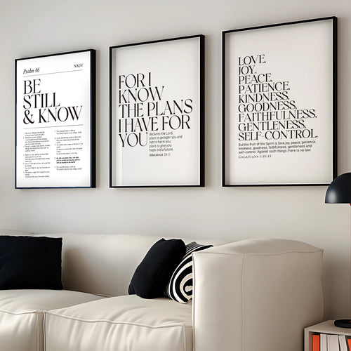Christian Bible Verse Wall Art Print Canvas Painting Poster Picture