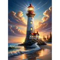 Lighthouse Diamond Painting Kit — DIY Full Drill, 30×40cm