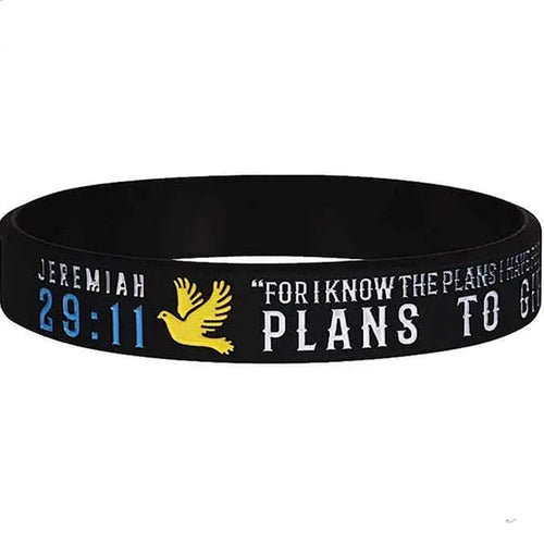 1pc/5pcs I can do all things christian bible verse religious silicone
