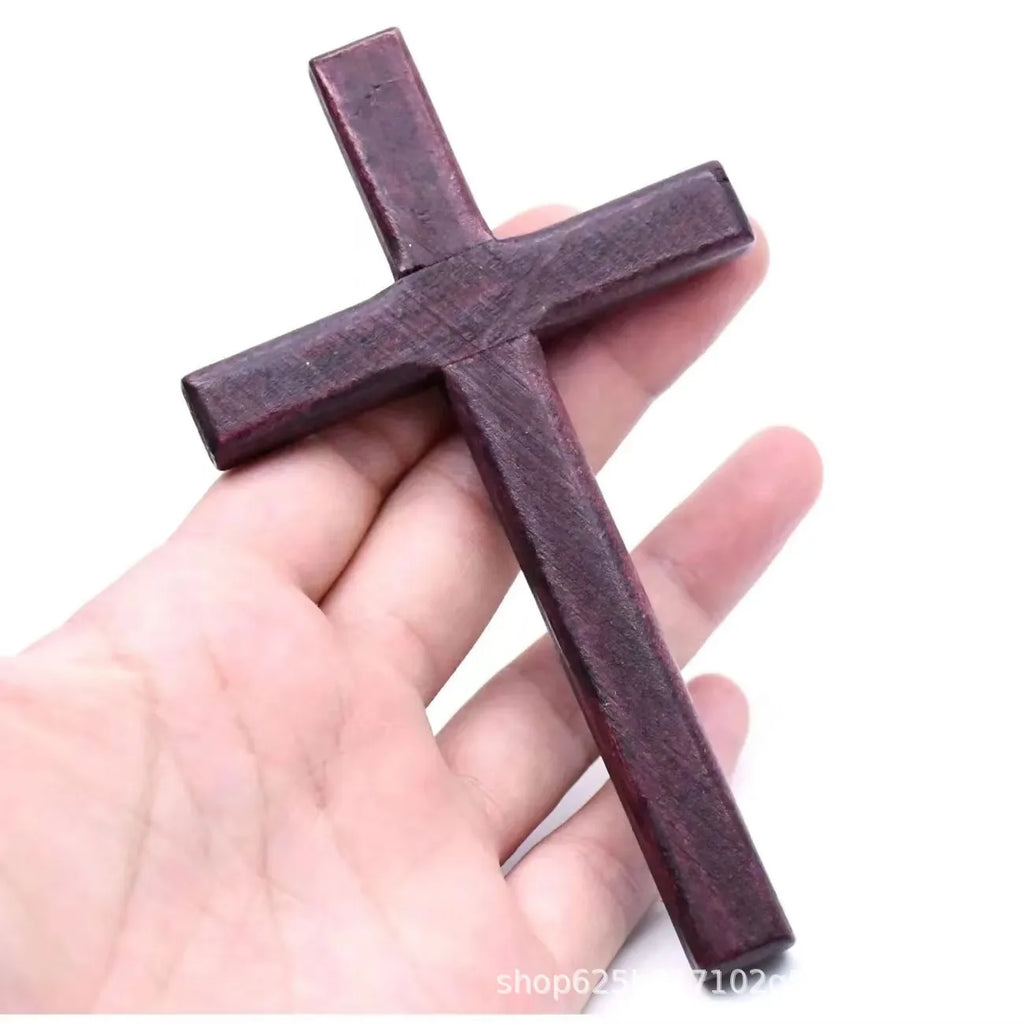 Handcrafted Wooden Prayer Cross Devotional Gift, Religious Keepsake