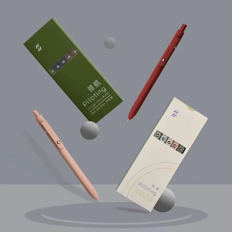 New Piloting Morandi Colour Gel Pens Soft Touch Quick Dry Smooth 0.5mm