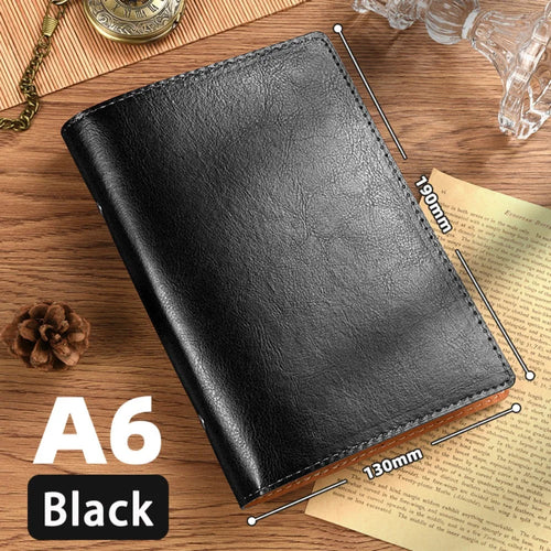 New A5/A6 Notebook PU Leather Detachable Shell Diary Book Loose-leaf