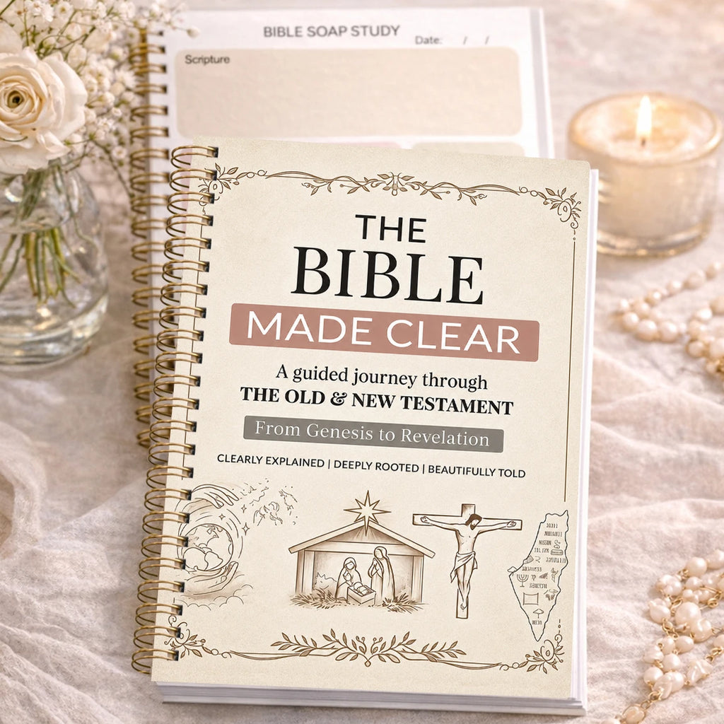 1pc 8-Week Bible Study Planner, 8.15×5.67in Twin-Wire Devotional