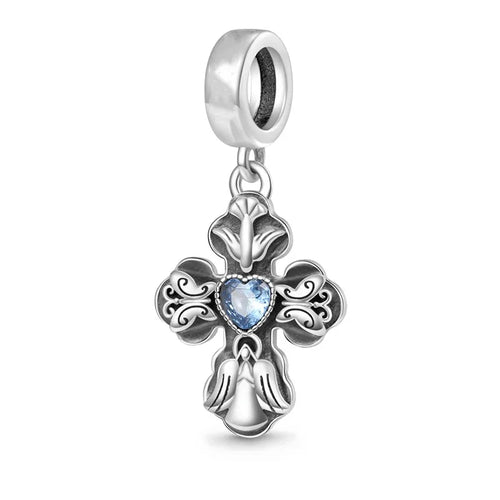 2024 New 925 Silver Jesus Cross The Holy Bible Pendant Charms Beads