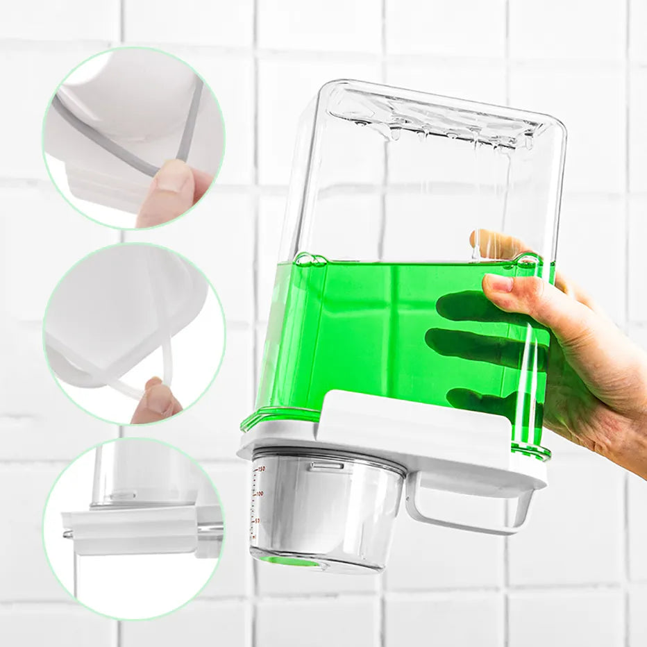 1100/1800/2300Ml Refillable Laundry Detergent Dispenser Empty Tank for