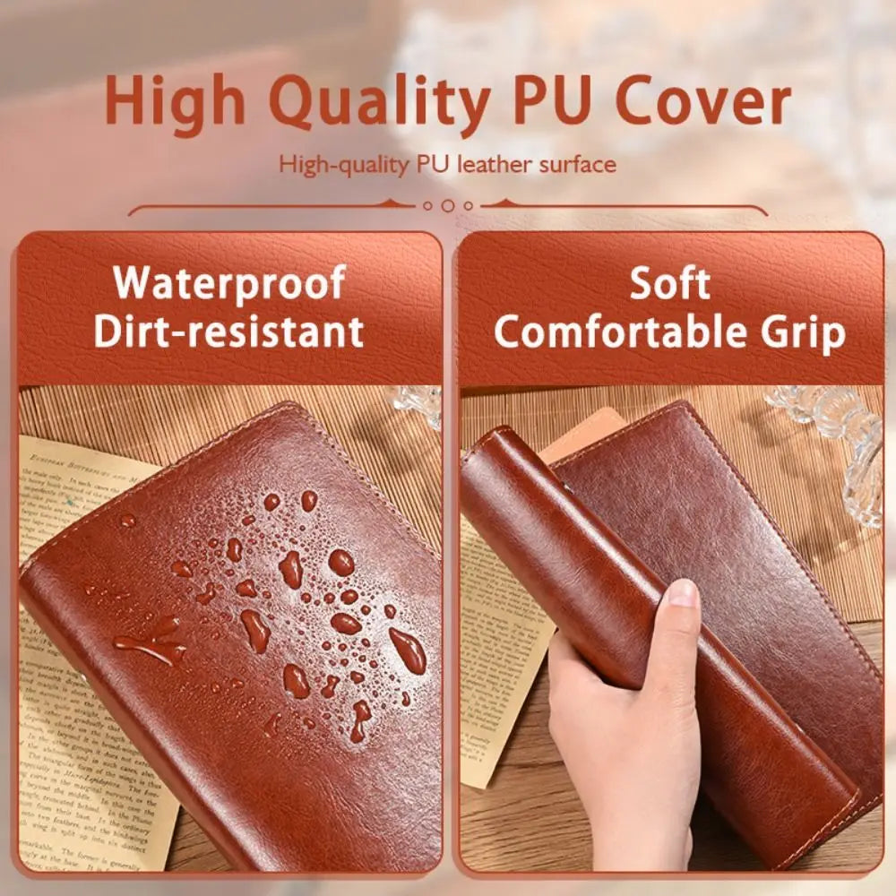 New A5/A6 Notebook PU Leather Detachable Shell Diary Book Loose-leaf