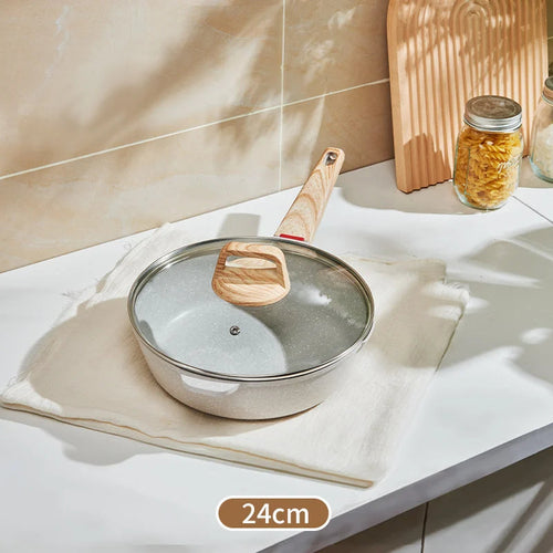 GIANXI Nonstick Pan | Medical Stone Coating | Aluminum Alloy | 20cm & 24cm