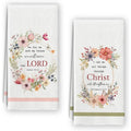 Christian Bible Verse Kitchen Towel Set for Bathroom and Dishwashing -
