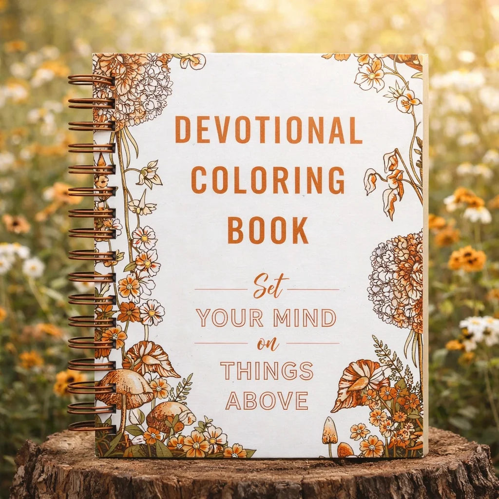 Relaxing Devotional Coloring Book Inspirational Art Pages for Stress