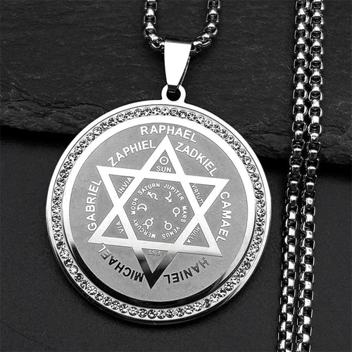 The Lord's Prayer God Cross Bible Spainsh Verse Ncklace for Women Men